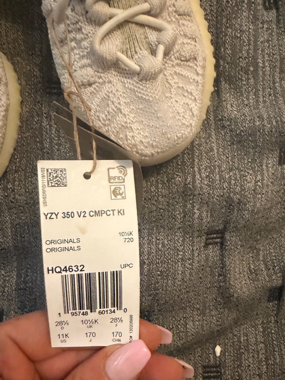 Yeezy Kids Sneakers Cream/Tan